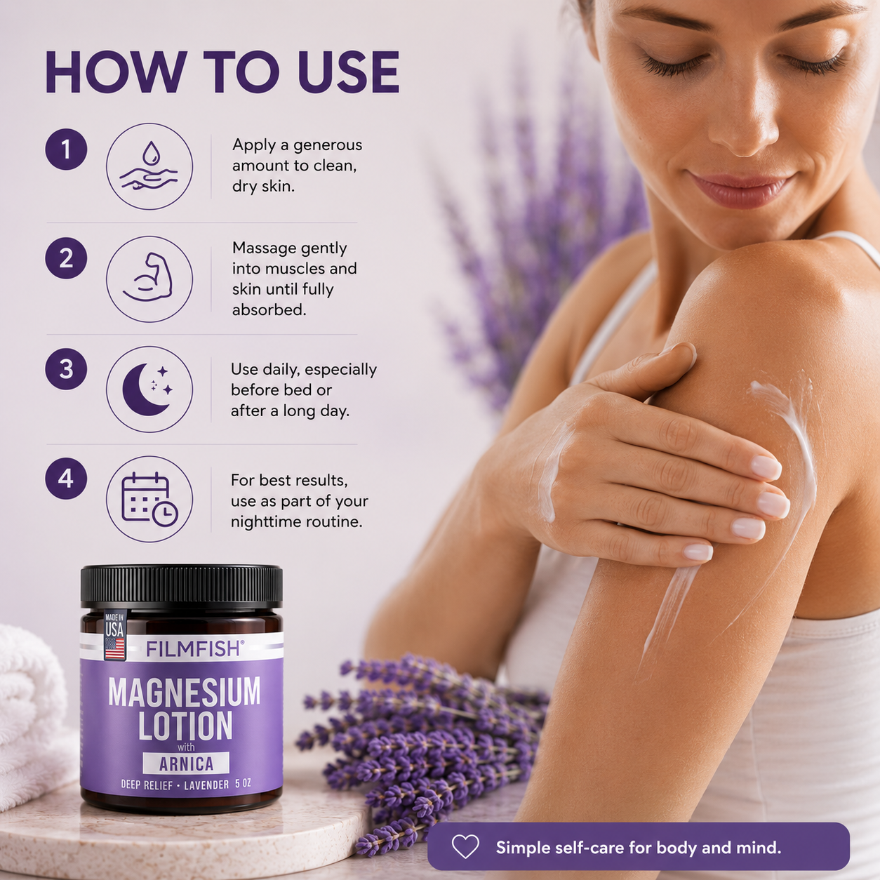 Magnesium Night Relief Lotion