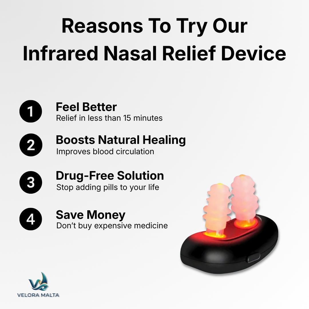 Infrared Nasal Relief Device